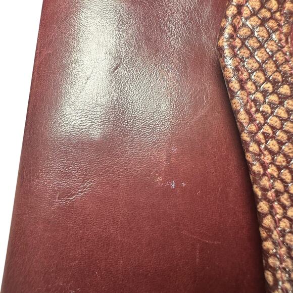 Handcrafted Women's Lambskin Leather Wallet Clutch Brown Vintage Elegance - Picture 13 of 13